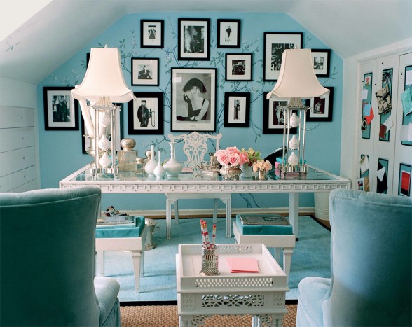 fabulously disheveled chic home offices