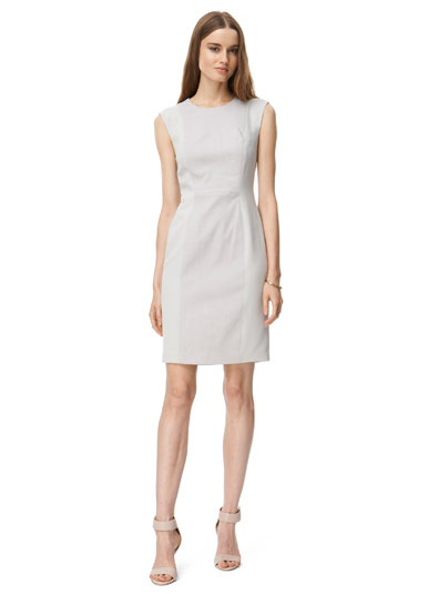 Rebecca Taylor pieced leather shift