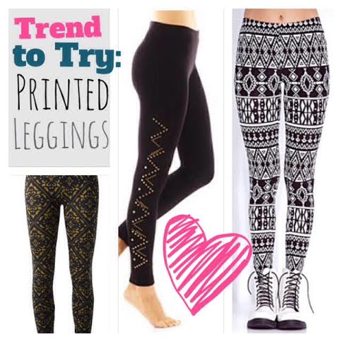 Trend to Try - Printed Leggings