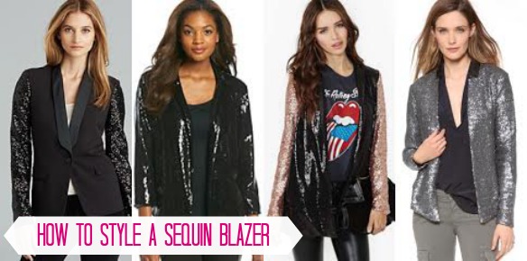 How to Style a Sequin Blazer