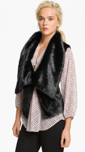 Steve Madden Faux Fur Vest