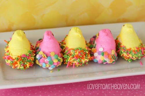 Easter Peeps Chocolate Dipped