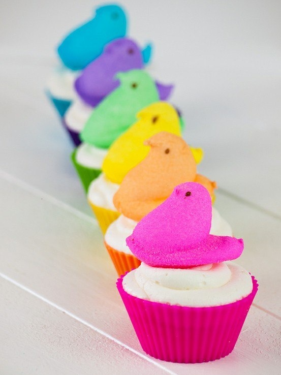 Easter Peeps Cupcakes