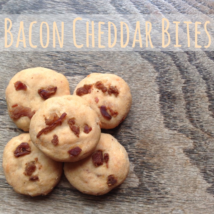 Bacon Cheddar Bites dog treats
