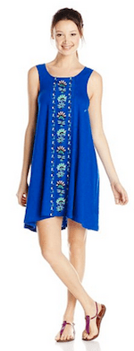 Roxy Junior's Sparks Fly Embroidered Jersey Dress