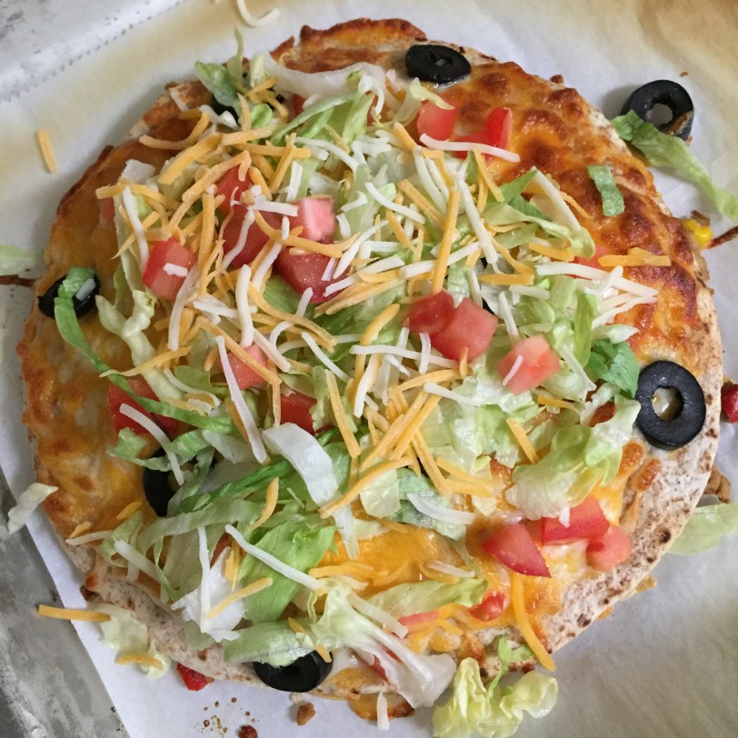Skinny Mexican Pizza